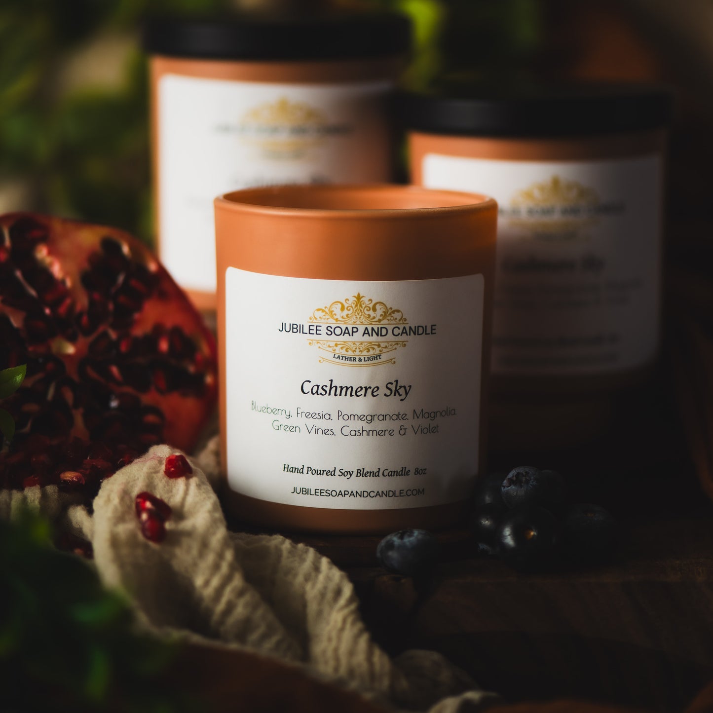 The Cashmere Sky- Handcrafted Soy Blend Candle