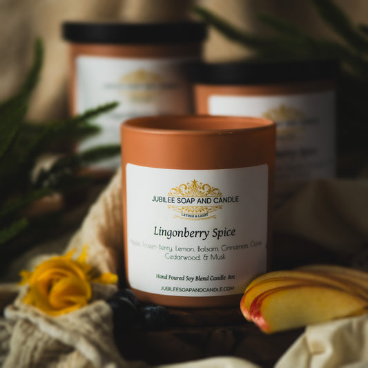 The Lingonberry- Handcrafted Soy Blend Candle