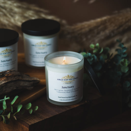 The Sanctuary- Handcrafted Soy Blend Candle