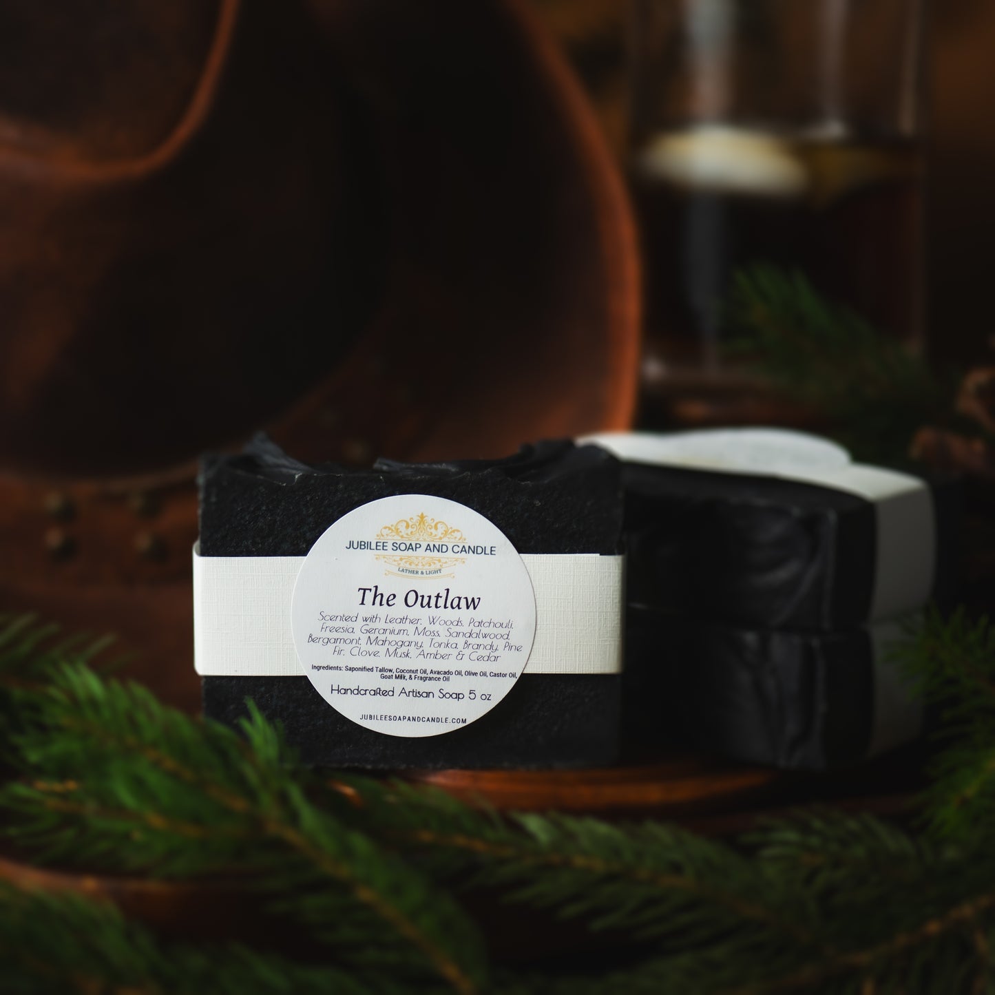 The Outlaw- Artisan Crafted Tallow Goat Milk & Activated Charcoal Soap