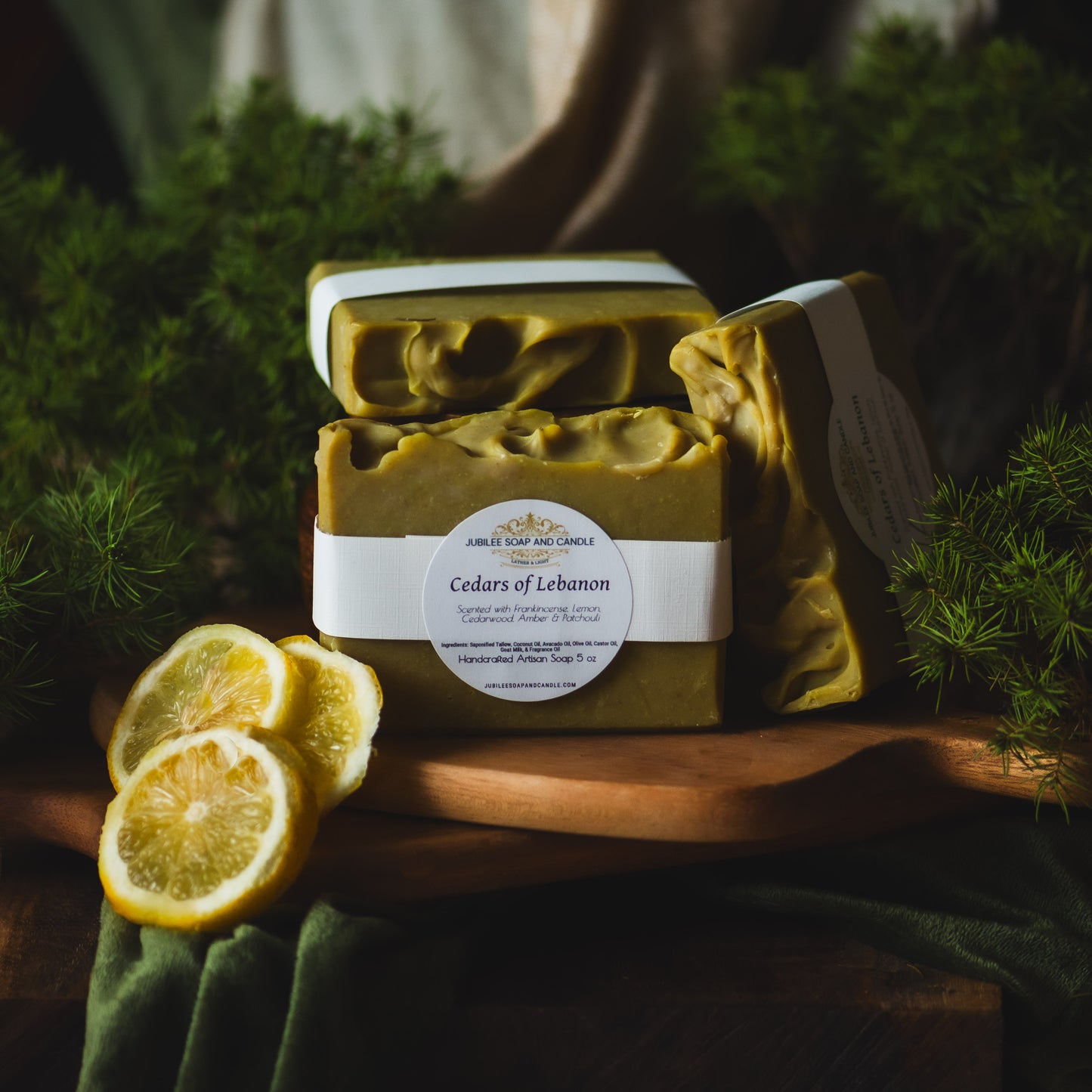 The Cedars of Lebanon- Handmade Tallow & Goat Milk Artisan Crafted Bar Soap