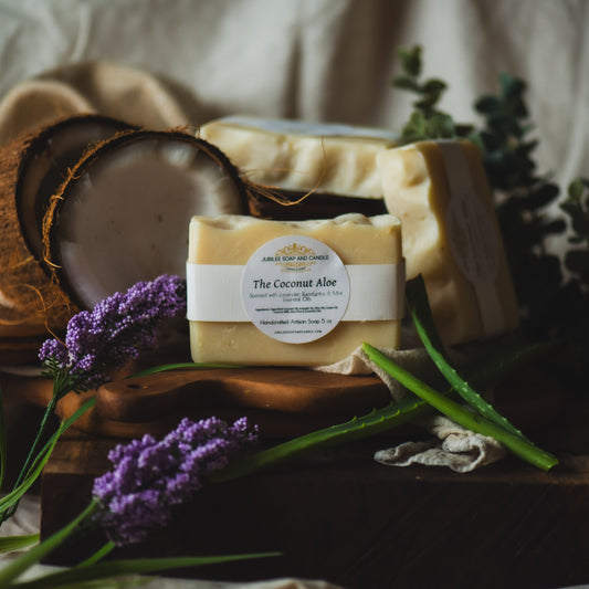 The Coconut Aloe- Artisan Crafted Bar Soap
